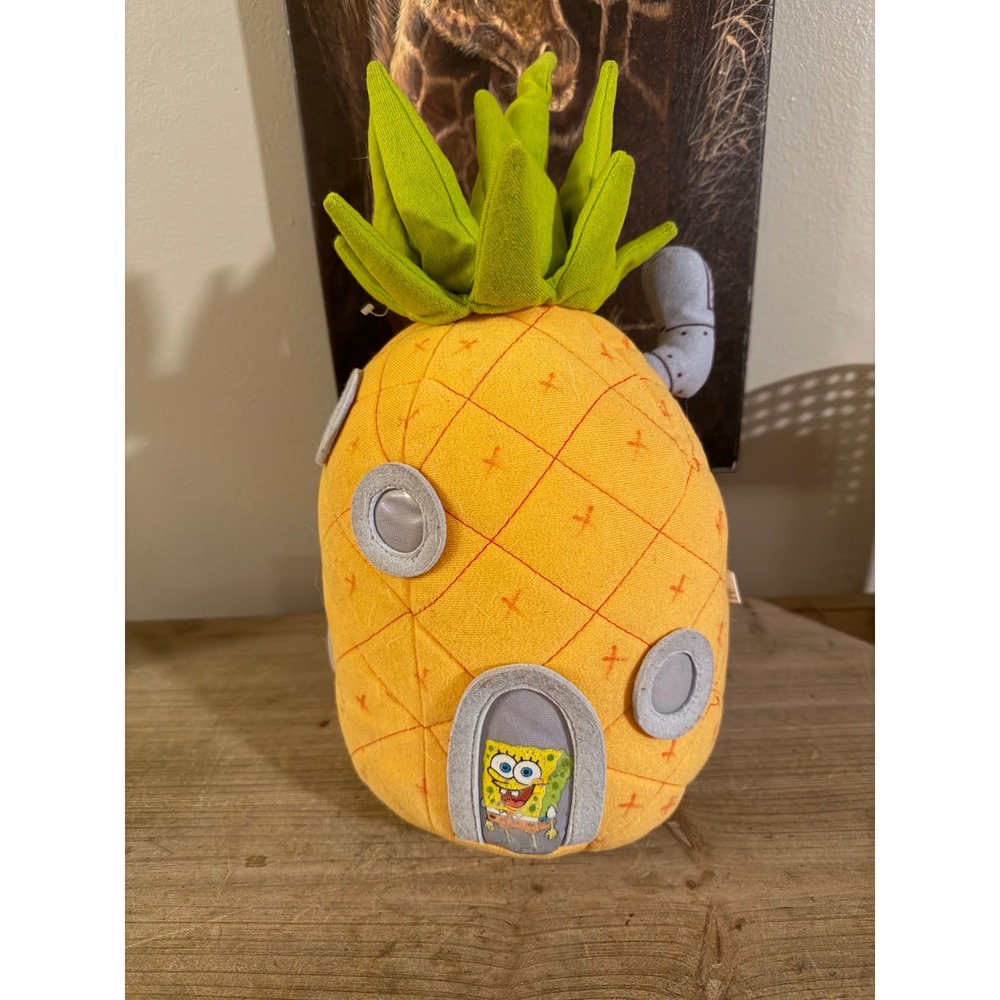 Vintage‎ 2002 Nanco SpongeBob SquarePants Pineapple House Plush Toy Nickelodeon